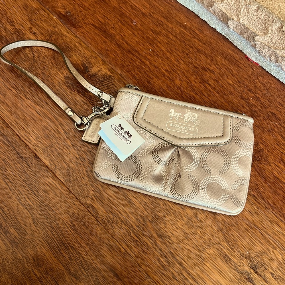 Coach wristlet. Brand new never used with tags